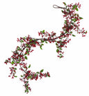 150cm Luxury Christmas Natural Look Red Berry Floristry Garland