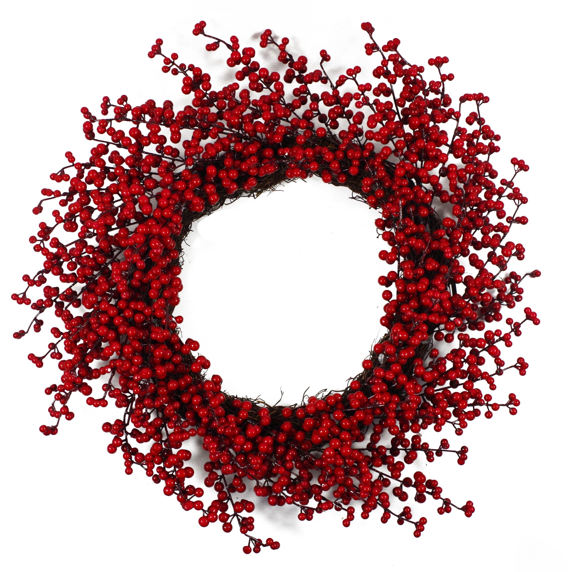 60cm (24) Large Luxury Christmas Red Berry Floristry Wreath