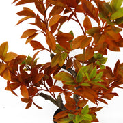 80cm Artificial Yellow Gold Autumn Ficus Tree