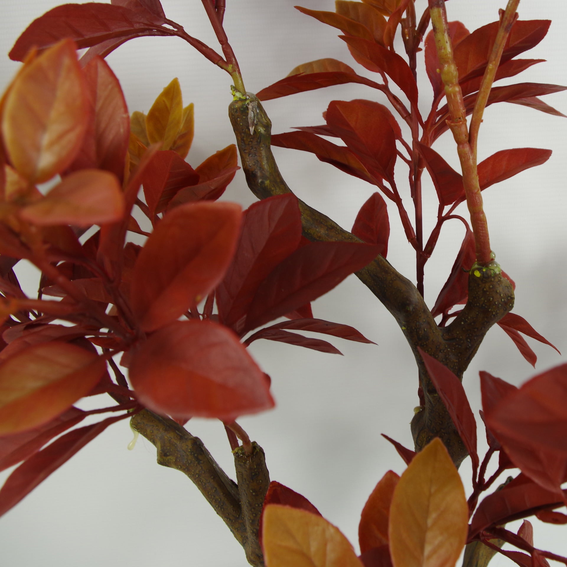 80cm Artificial Orange Fire Autumn Ficus Tree