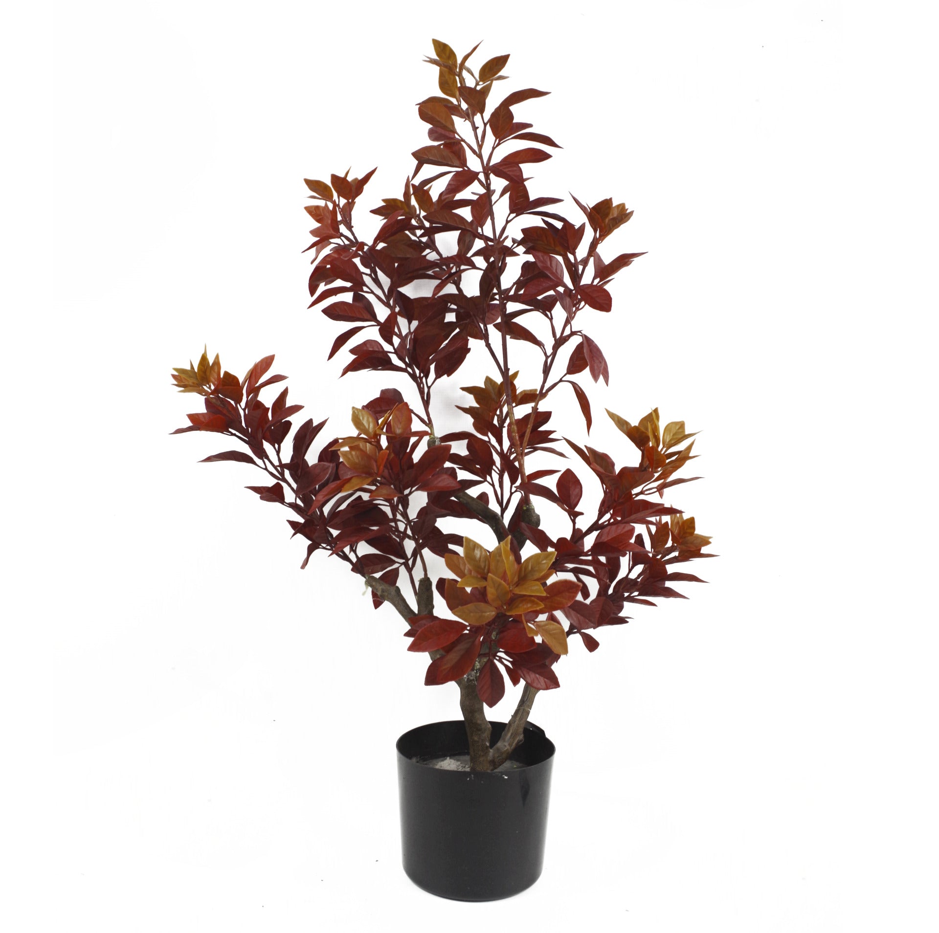 80cm Artificial Orange Fire Autumn Ficus Tree