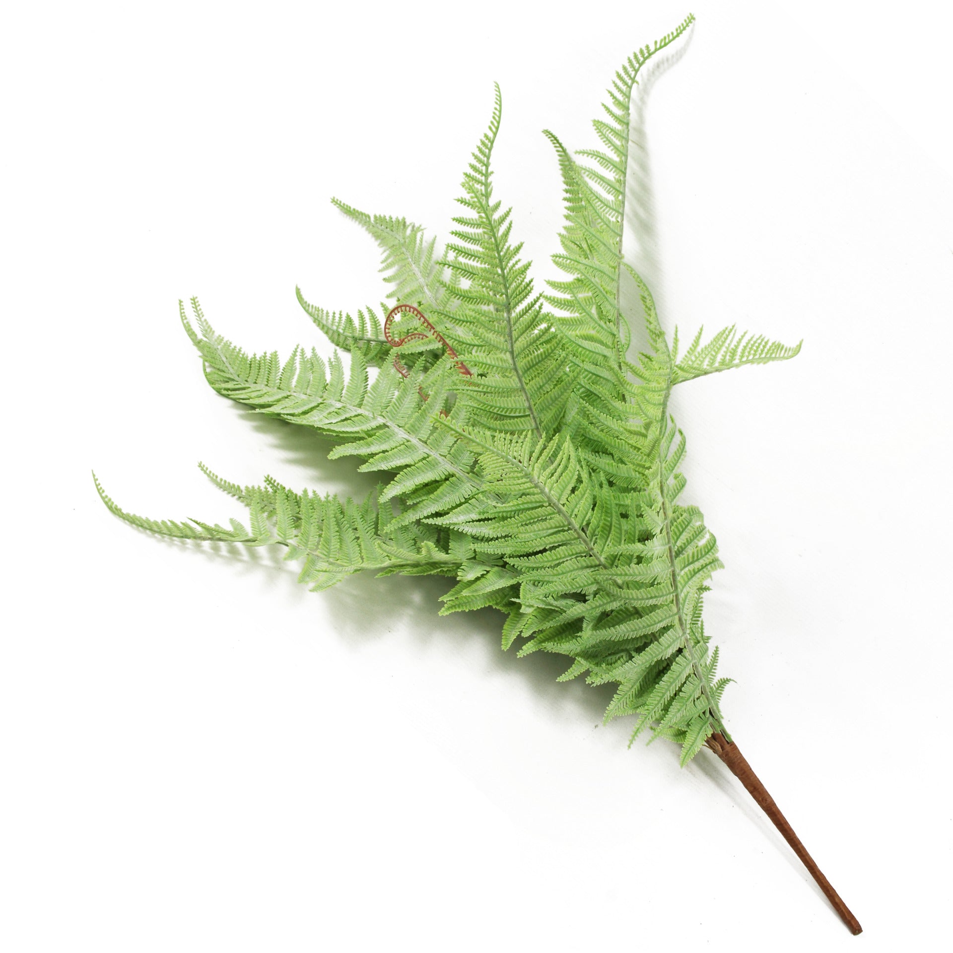 6 x 60cm Artificial Bushy Dixie Wood Fern Light Green Plant