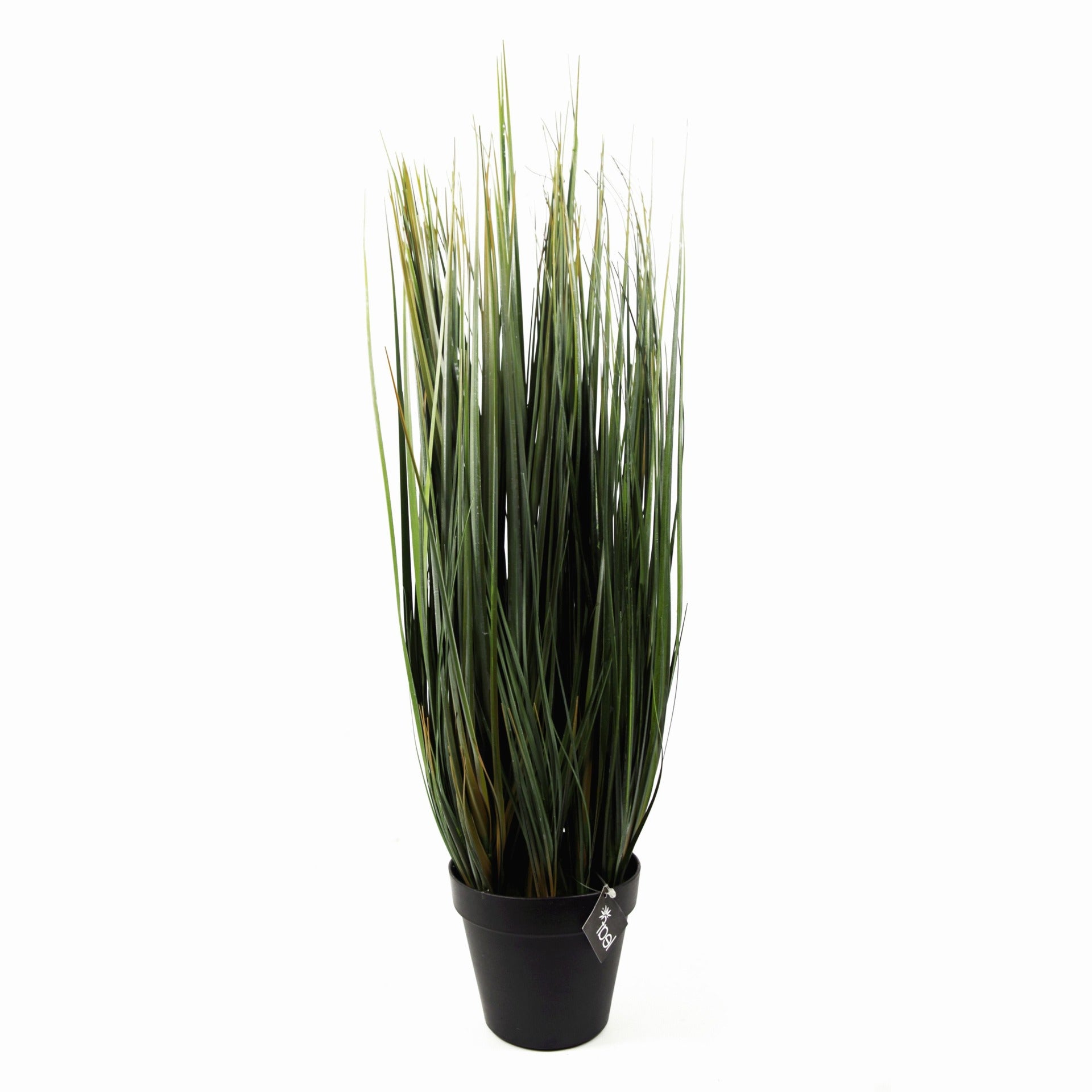 Artificial Grass Plant With White Ceramic Planter