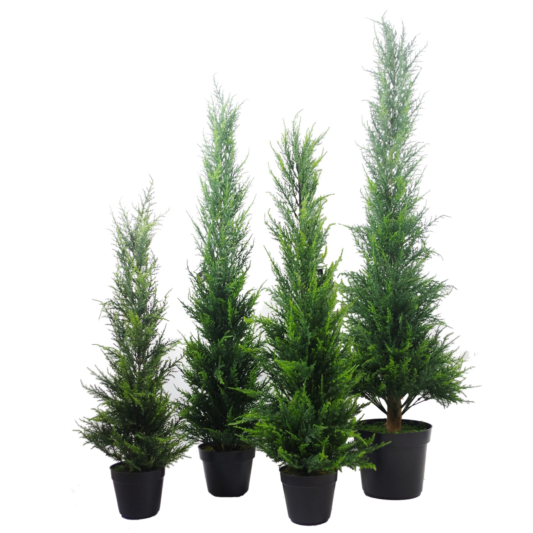90cm (3ft) Artificial Cedar Cone Cypress Conifer Topiary Tree