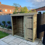 Heavy Duty Log Store with Tool Shed 6 x 6 (Height ft x Width ft)