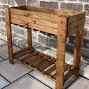 Large redwood trug standing trough planter Woven Wood aece