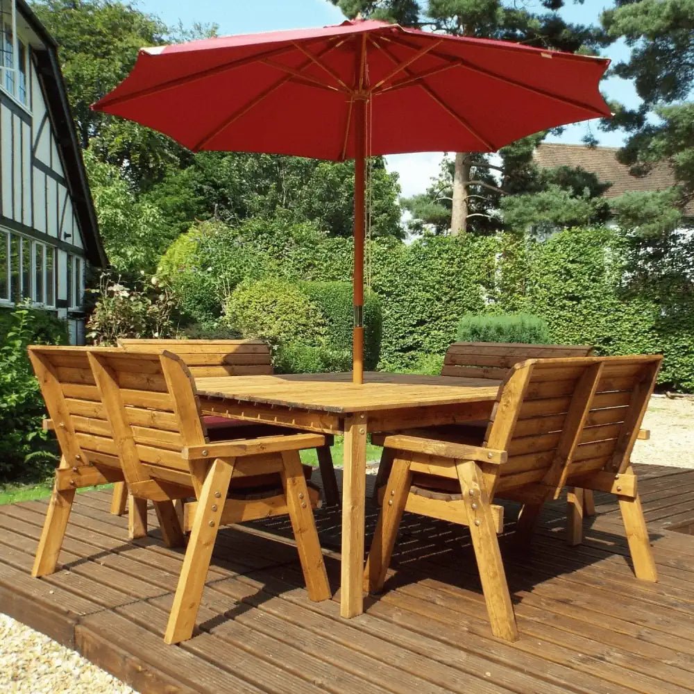 Transform your patio into a social hub with this versatile 8 Seater Patio Set, offering endless possibilities for outdoor relaxation and entertainment.