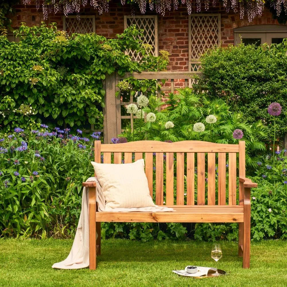 Mayfield 120cm Bench FSC Acacia Wood Teak Look