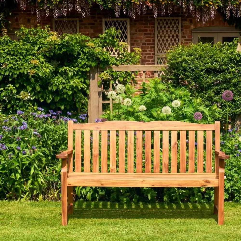Mayfield 150cm Bench FSC Acacia Wood Teak Look
