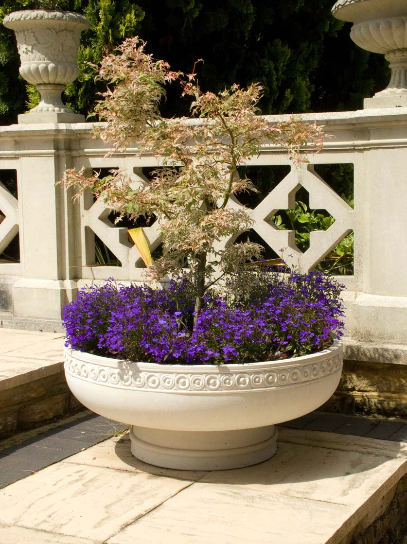 81.5cm Romanesque Bowl Stone Planter