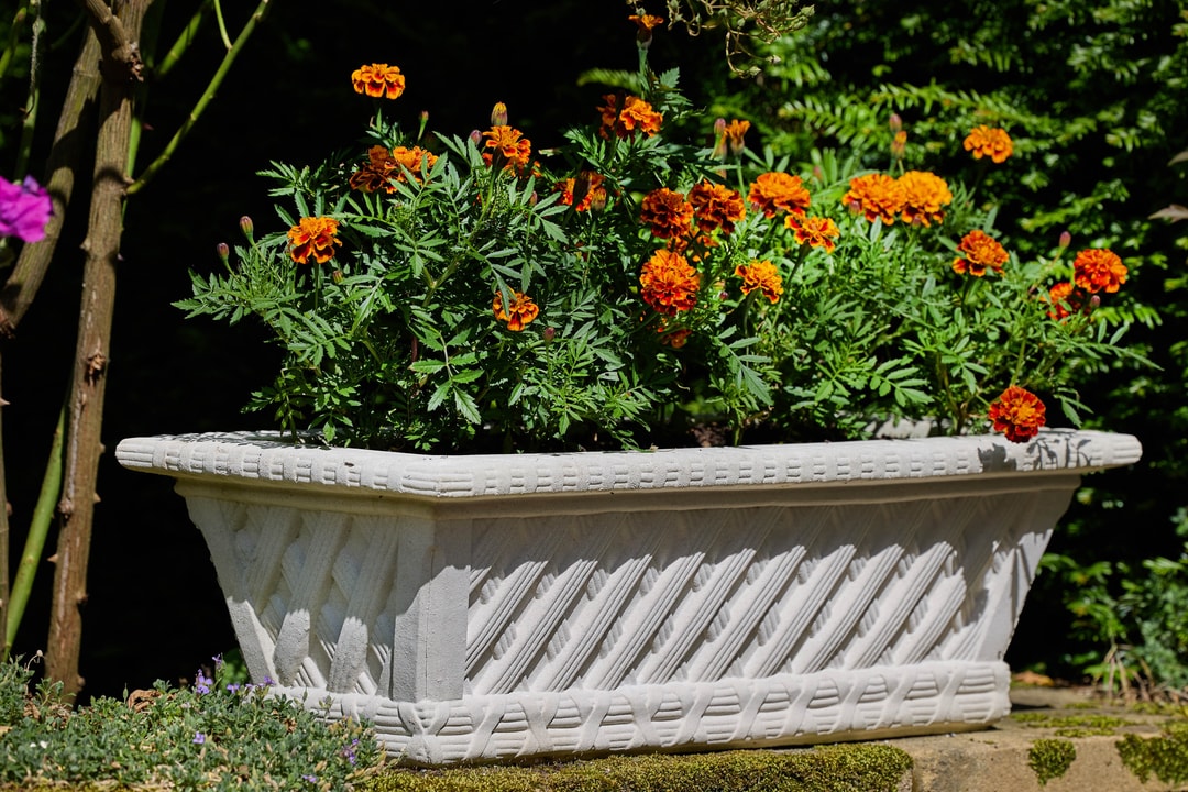 85cm Belton Tapered Stone Trough Planter