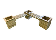 Corner Planter Bench