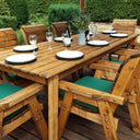 Escape the hustle and bustle on this serene 8-seater garden bench, surrounded by the beauty of nature.