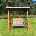 Patio swing seat wooden garden furniture swing seat Woven Wood