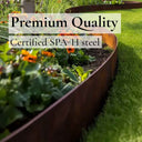 Certified Corten Steel Lawn Edging