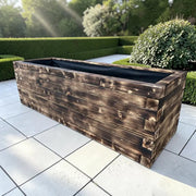Customisable Wooden Trough Planter