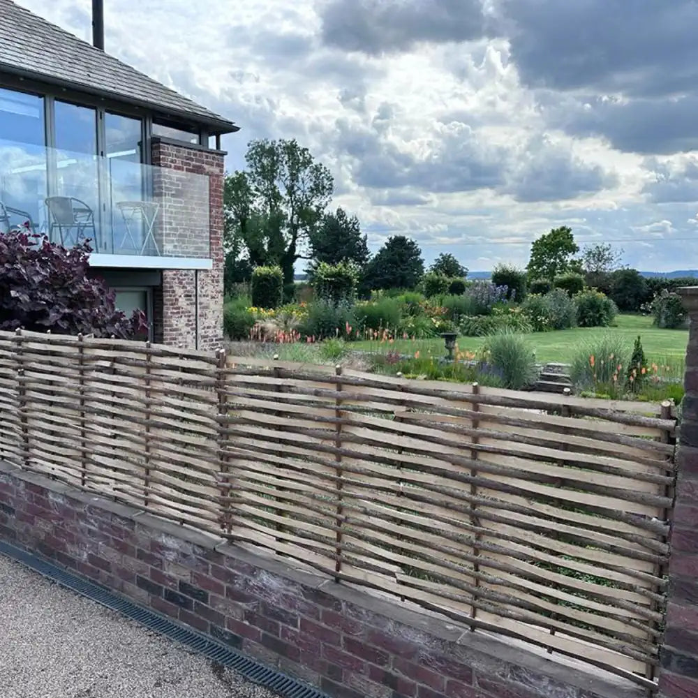 Contemporary Split Hazel Hurdles for a Modern Twist on Traditional Fencing