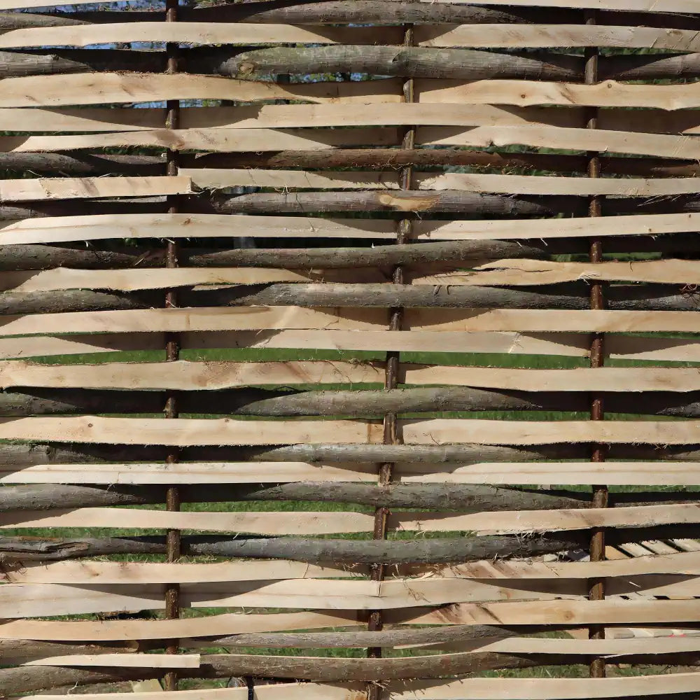 Handcrafted Contemporary Split Hazel Hurdles for a Luxury Fencing Option