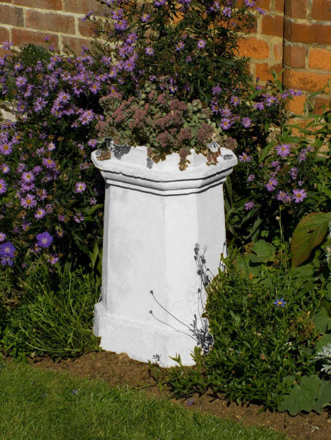 34cm Chimney Pot Planter Stone Planter