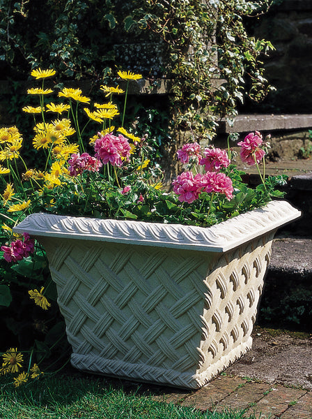 47cm Elizabethan Box Stone Planter