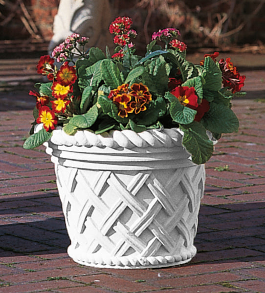 39.5cm Small Tudor Jardiniere Stone Planter