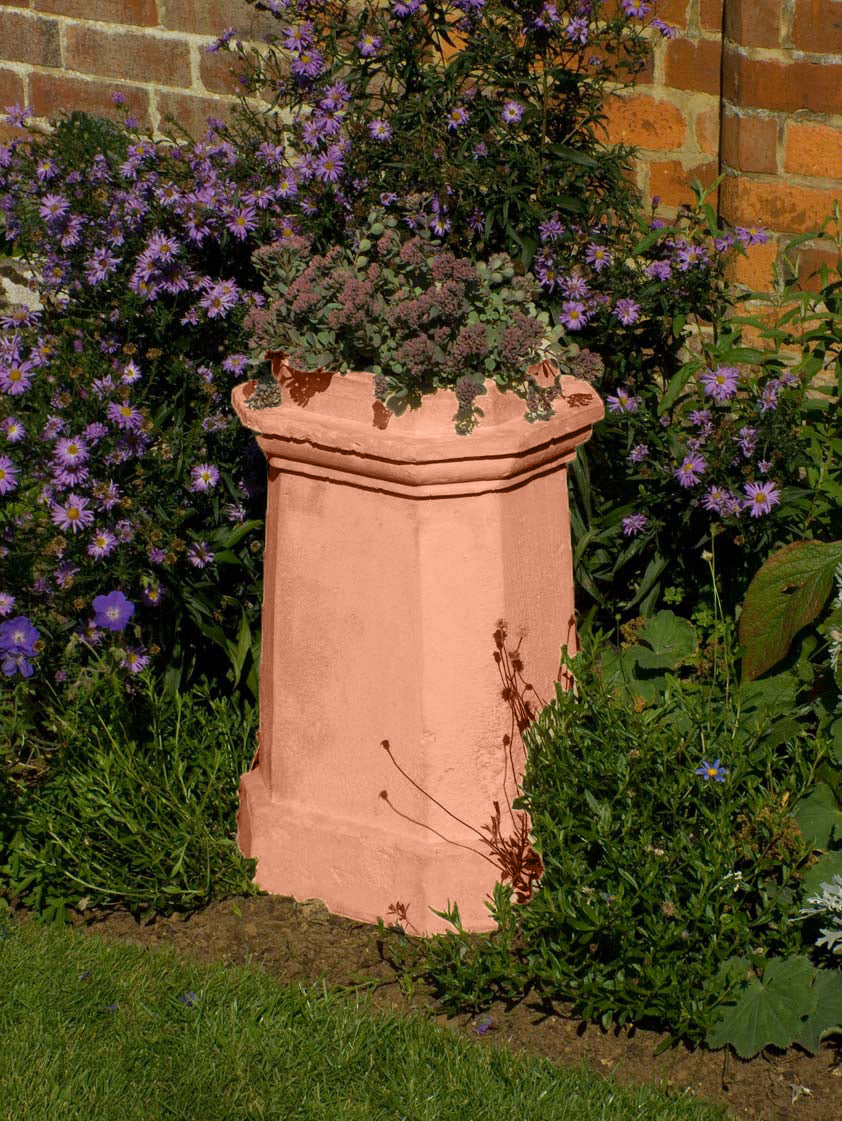 34cm Chimney Pot Planter Stone Planter