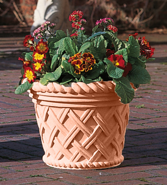 39.5cm Small Tudor Jardiniere Stone Planter