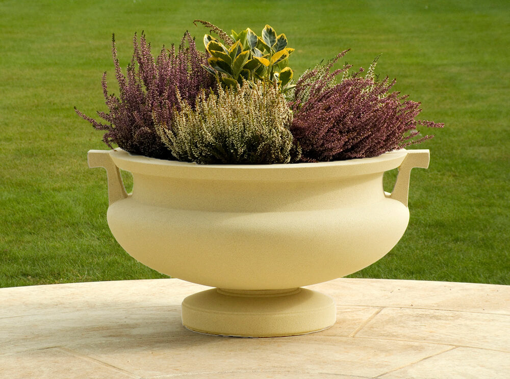 63cm Small Olympian Bowl Stone Planter