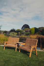 Valley Four Seat Set with 2 Two-Seater Benches
