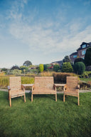 Valley Four Seat Set with 1 Two-Seater Bench, 2 Chairs