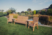 Valley Five Seat Set with 1 Three-Seater Bench, 2 Chairs