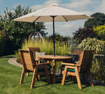 Valley Four Seater Round with 4 Chairs
