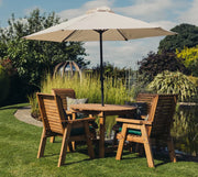 Valley Four Seater Round with 4 Chairs