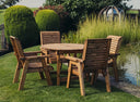 Valley Four Seater Round with 4 Chairs