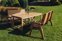 Valley Four Seat Set 1795 Table with 2 Two-Seater Benches