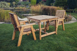 Valley Two Seat Bistro Set 99cm Table with 2 Chairs