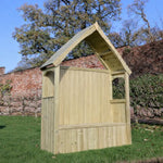 Willow Storage Arbour Sits 3