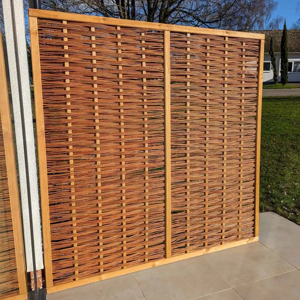 Wicker Fence Panels – Woven Wood