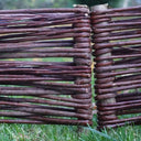 natural lawn border edging great for plants by Woven Wood