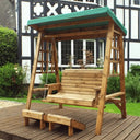 This charming two-seater swing is perfect for relaxing evenings spent gazing at the stars.