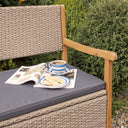 Alderley Rattan Storage Bench - Natural