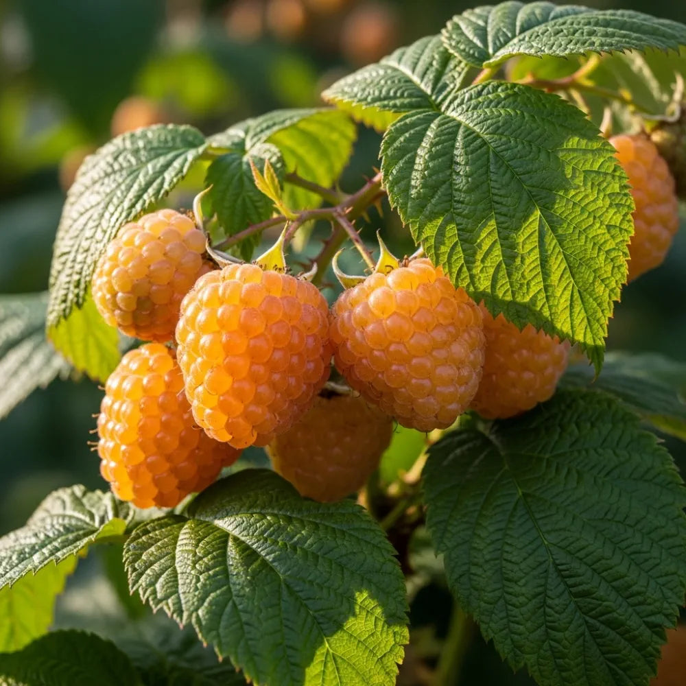 5 'All Gold' Raspberry Canes