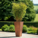 90cm Zinc Galvanised Copper Finish Tall Tapered Square Planter