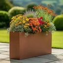 80cm Long Zinc Galvanised Copper 60cm Tall Trough Planter