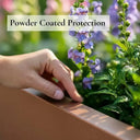 100cm Zinc Galvanised Copper Trough Planter