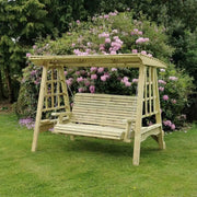 antoniette wooden swing seat seater outdoor furniture