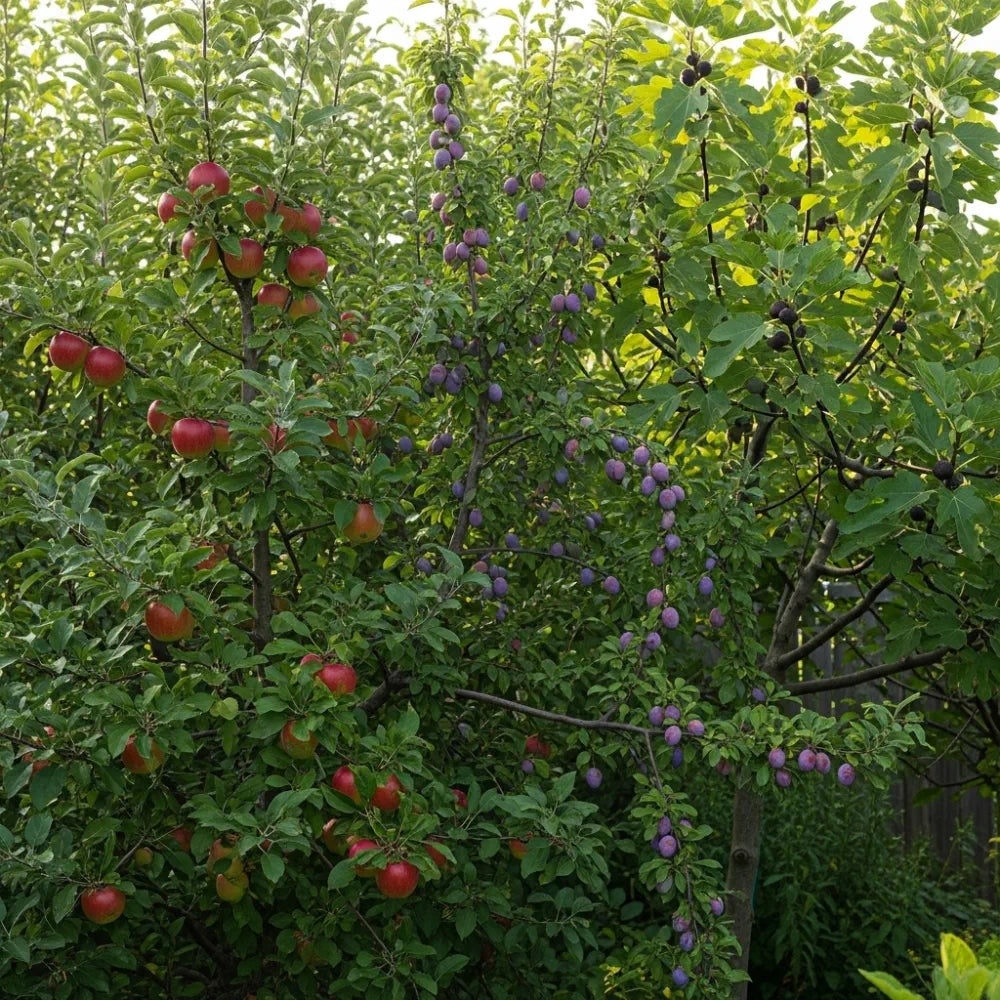 3 Super Easy to Grow Fruit Trees | Fig in 3L Pot & 2 Tall Bare Root Trees (Apple & Plum)