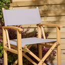 Ascot Folding Director's Chair - Slate Grey