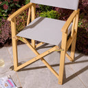 Ascot Folding Director's Chair - Slate Grey