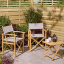 Ascot Folding Director's Chair - Slate Grey